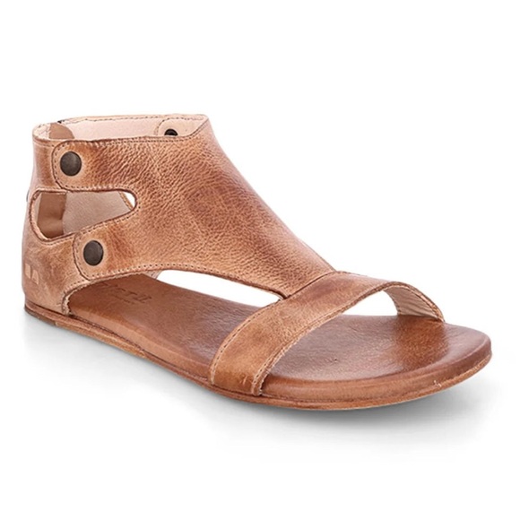 Bed Stu Soto Sandals Distressed in Tan Rustic Women’s Size 8 - Picture 3 of 13